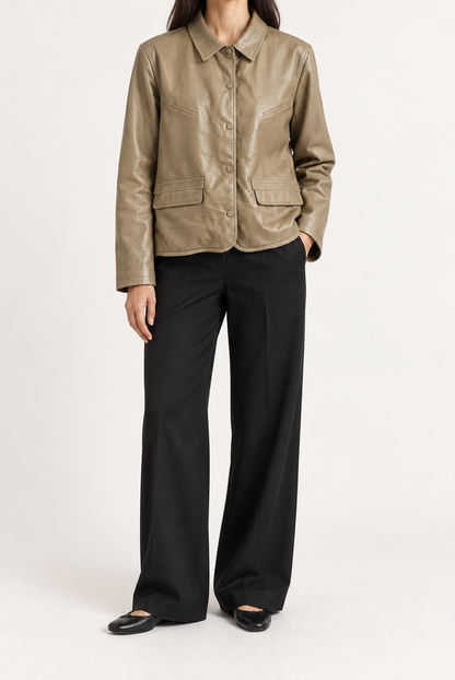 LEATHER JKT(FP)