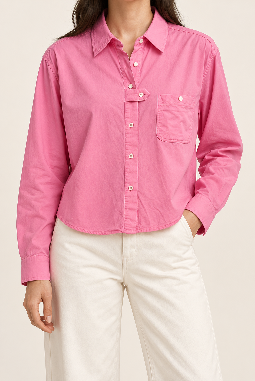 BUTTO DOWN SHIRT cotton