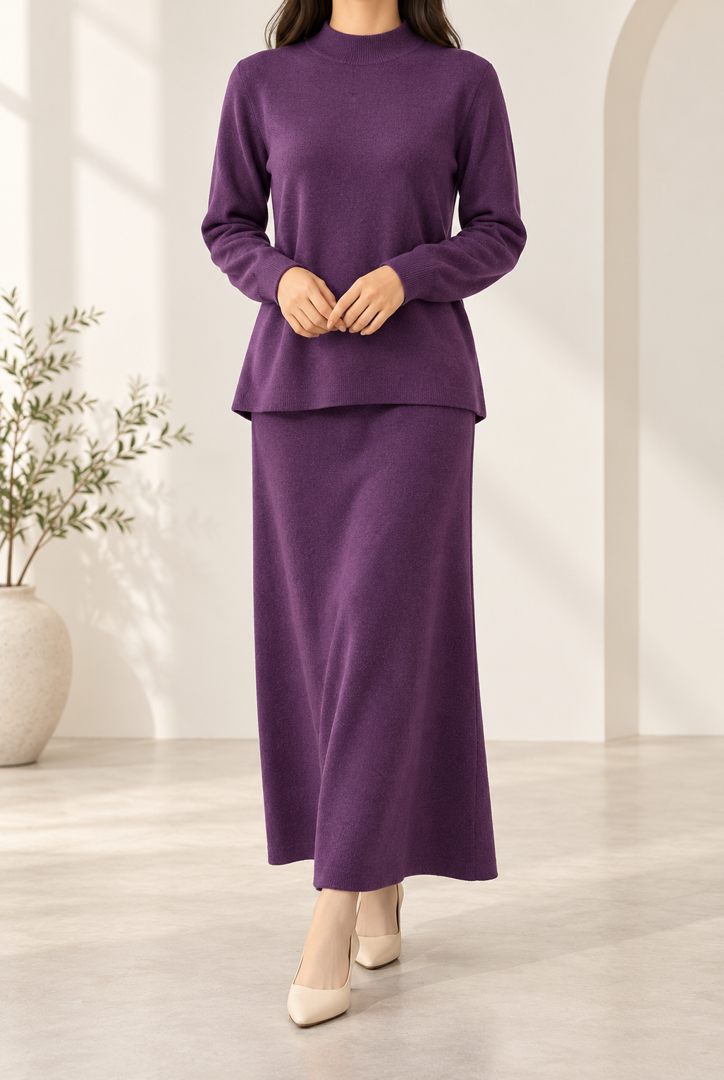 WOOLEN SKIRT W FS