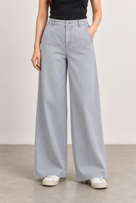 WIDE LEGG JEANS clrd