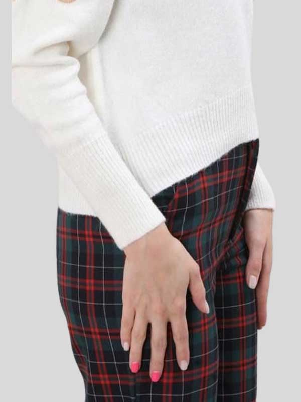 EMB SLV SWEATSHIRT