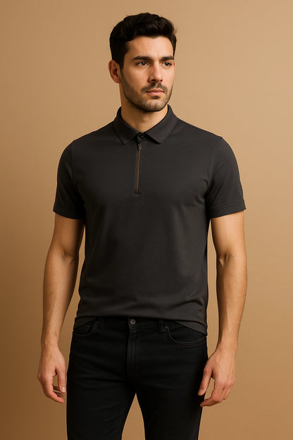 POLO SHIRT zip
