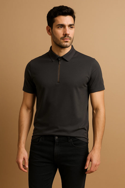 POLO SHIRT zip