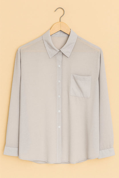 SHEER SHIRT SC PKT