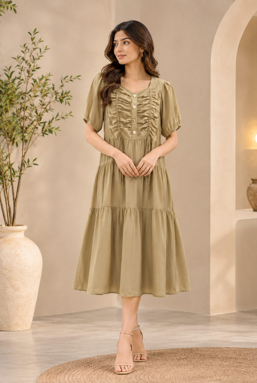 SQUARE NEK MAXI