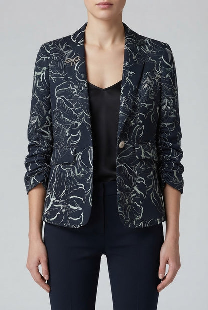 SHORT SMART BLAZER PRNTD