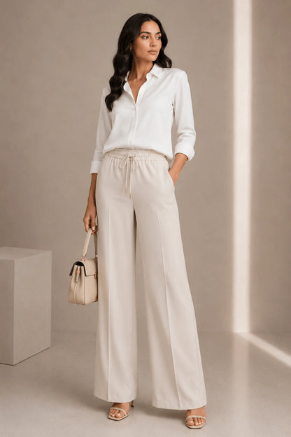 WOMEN SILK TROUSER