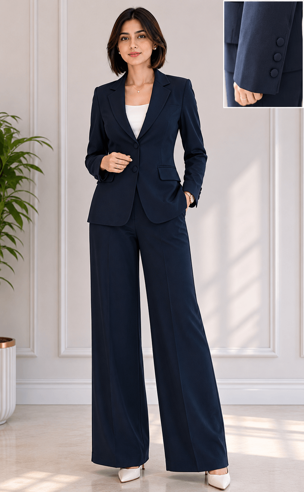 WOMEN PREMIUM SUITING 2 BUTTON