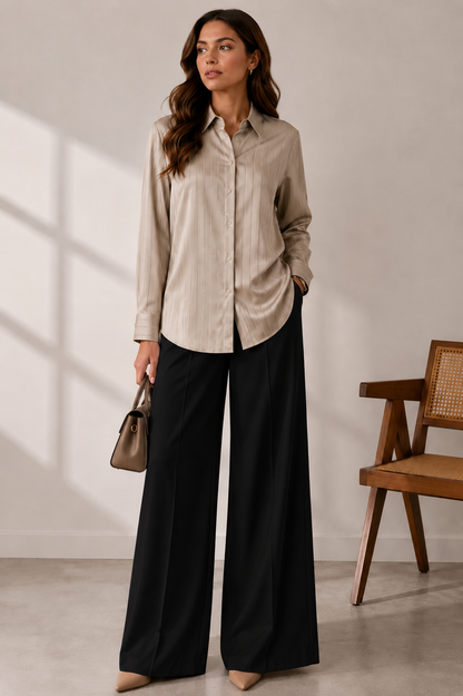 Button down shirt silk