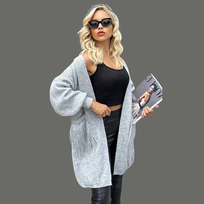 LIGHT WEIGHT CARDIGAN furr pkt