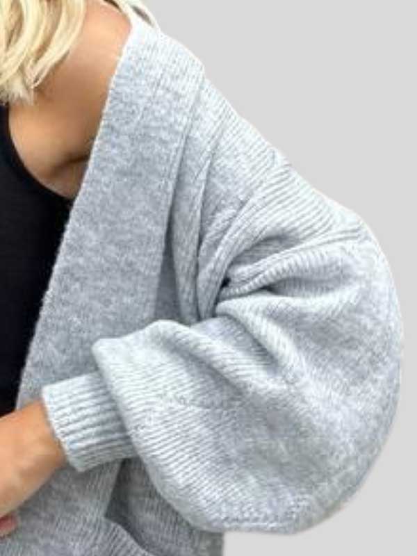 LIGHT WEIGHT CARDIGAN furr pkt