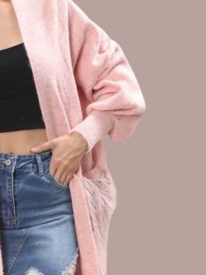 LIGHT WEIGHT CARDIGAN furr pkt