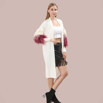 LIGHT WEIGHT CARDIGAN furr slv