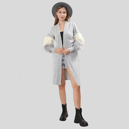 LIGHT WEIGHT CARDIGAN furr slv