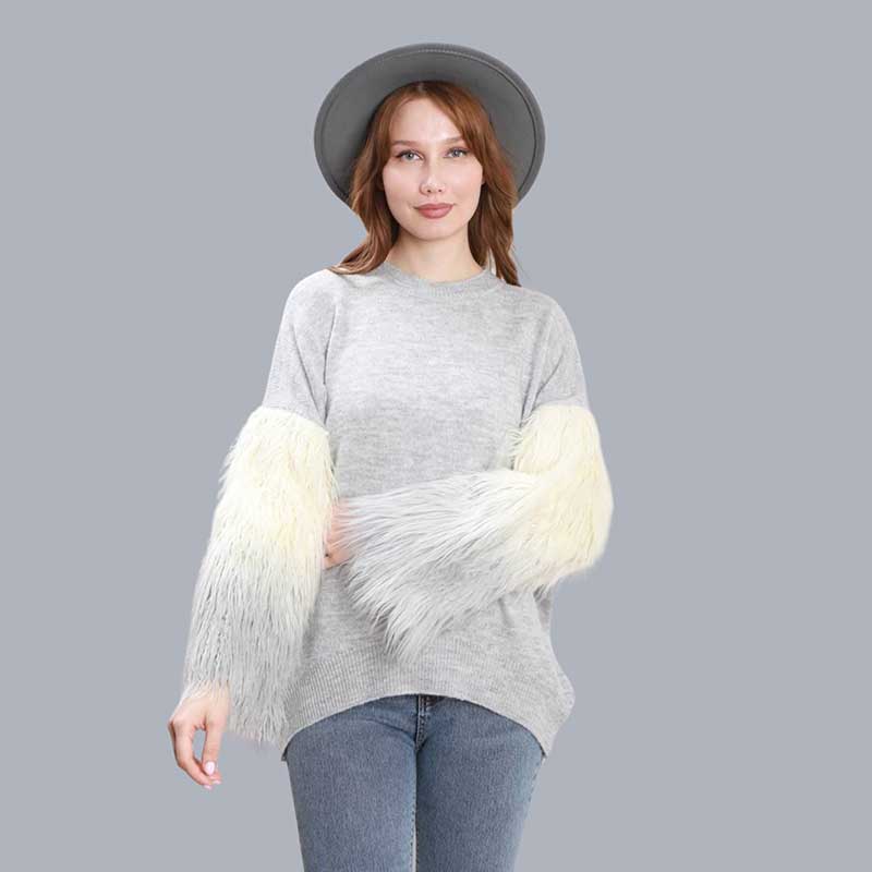 LIGHT WEIGHT SWEATSHIRT furr slv