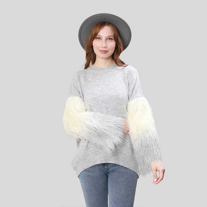 LIGHT WEIGHT SWEATSHIRT furr slv