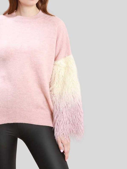LIGHT WEIGHT SWEATSHIRT furr slv