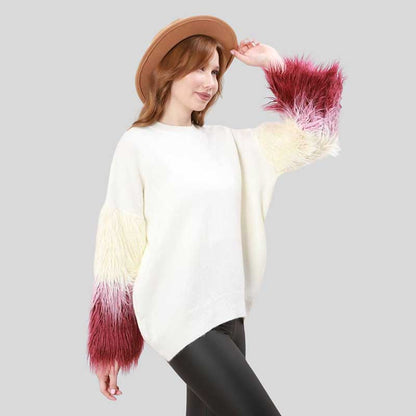 LIGHT WEIGHT SWEATSHIRT furr slv
