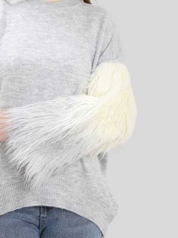 LIGHT WEIGHT SWEATSHIRT furr slv