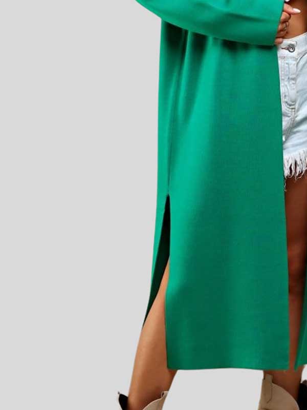 LONG CARDIGAN slit style