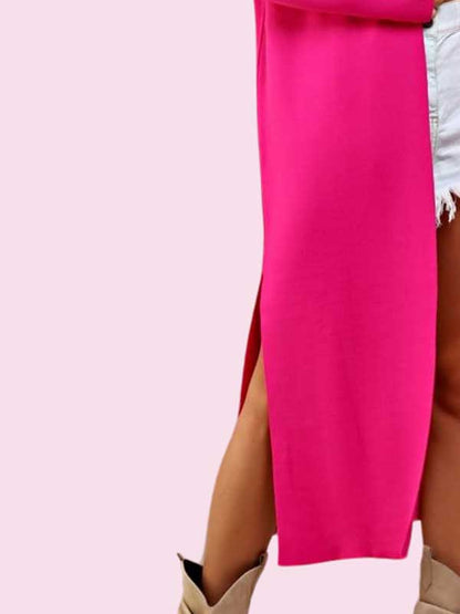 LONG CARDIGAN slit style