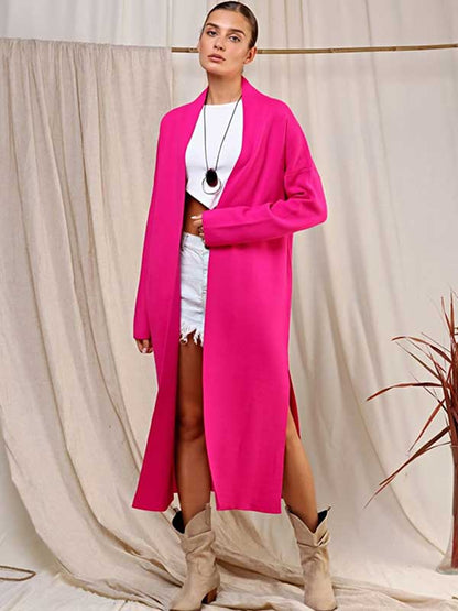 LONG CARDIGAN slit style