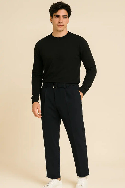 BELTED TROUSER