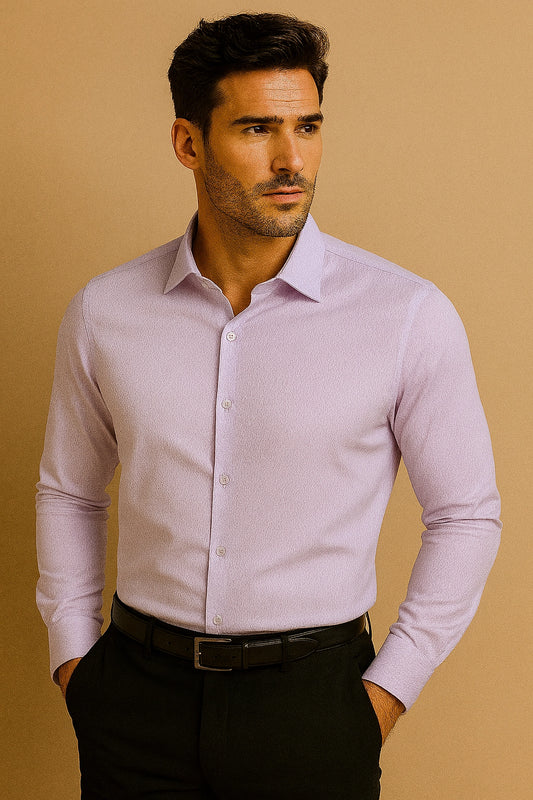 TEXTURED FORMAL DRESS SHIRTS