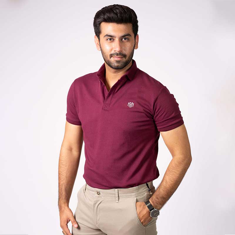 POLO SHIRTS textured