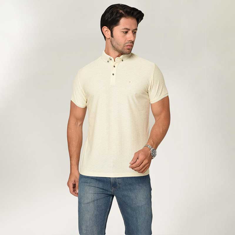TEXTURED POLOs premium