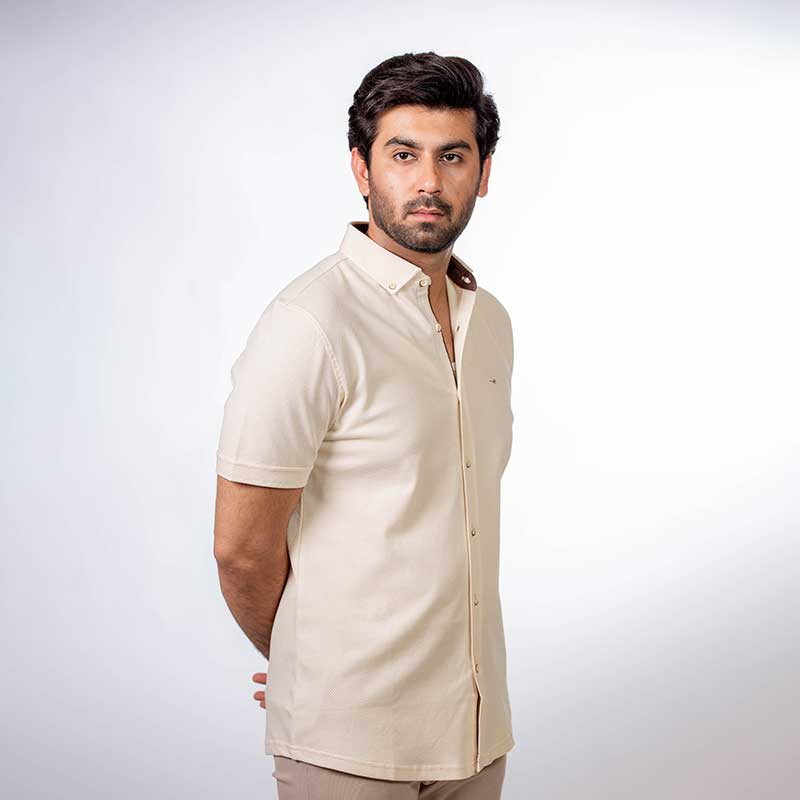 Performance Short Sleeve Button Down Polo