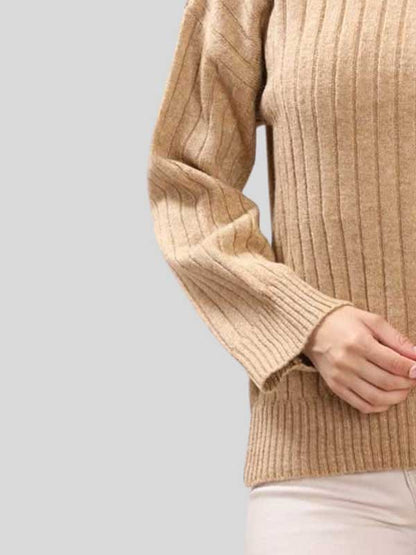 MOCK NECK OFF SH SWEATSHIRT
