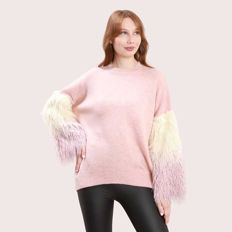 LIGHT WEIGHT SWEATSHIRT furr slv