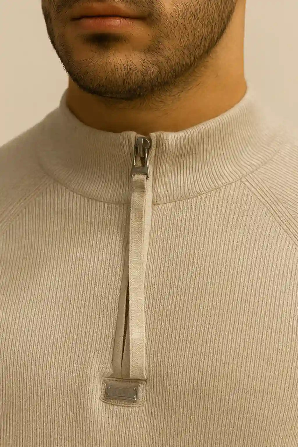 MOCK NECK HALF ZIPPER SWTR