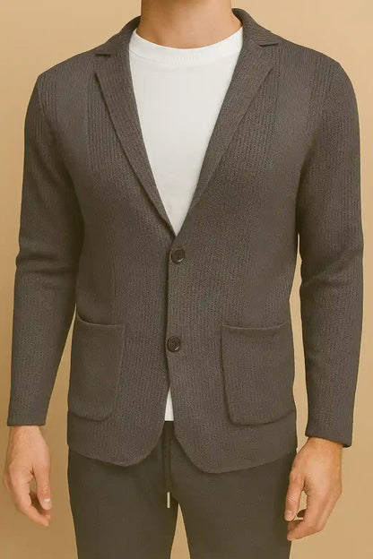 CARDIGAN WITH LAPEL COLLAR