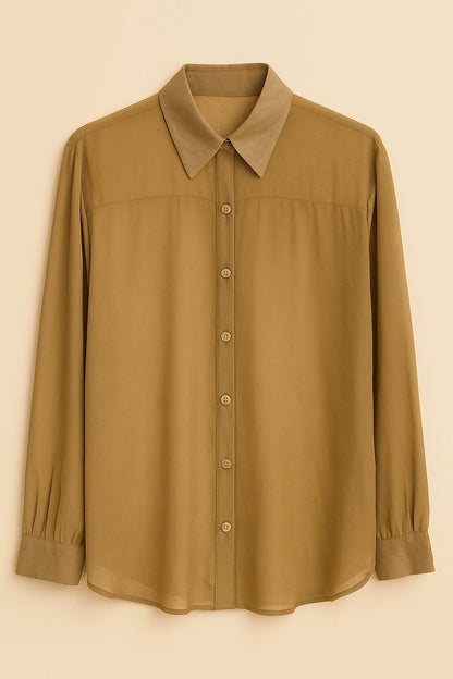 SHEER SHIRT bak stng
