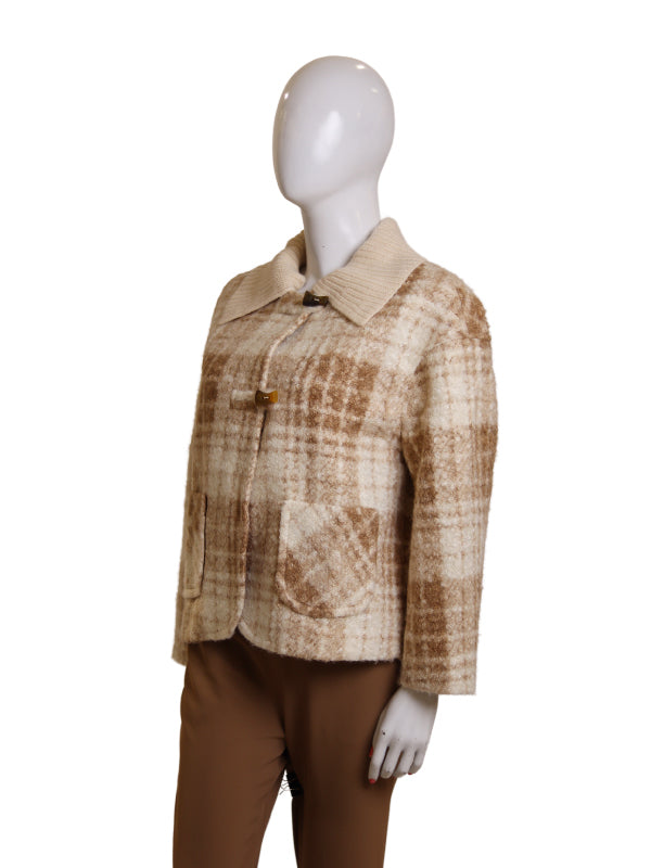 WOOLEN JKT (knitted col)