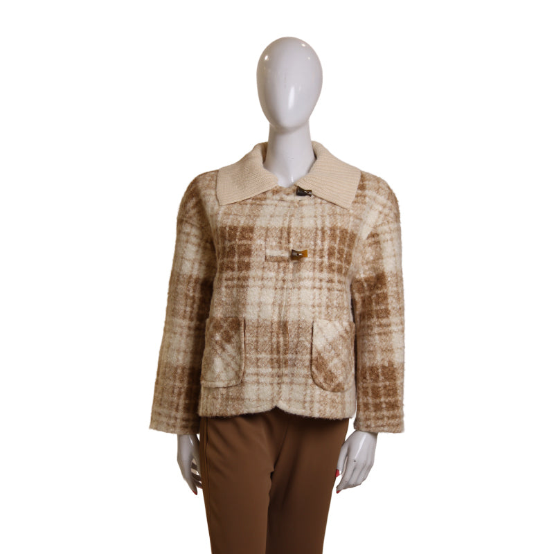 WOOLEN JKT (knitted col)
