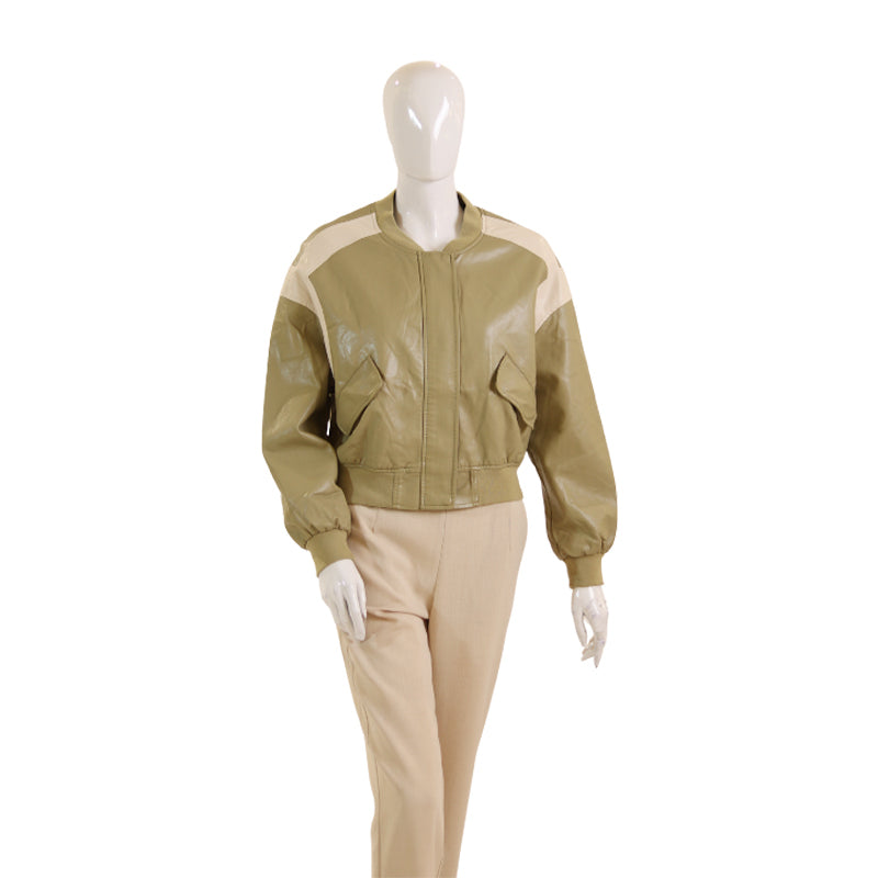 BAN LEATHER JKT(2 col)