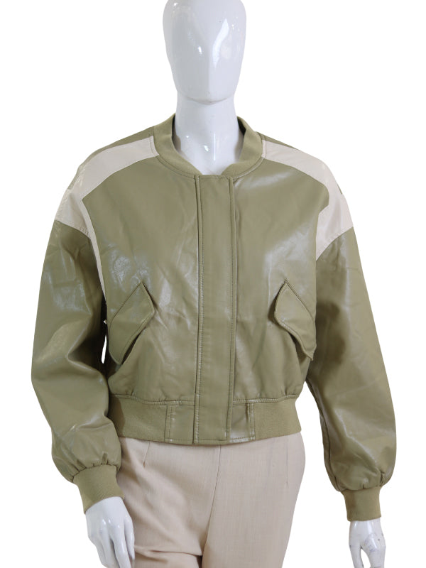 BAN LEATHER JKT(2 col)