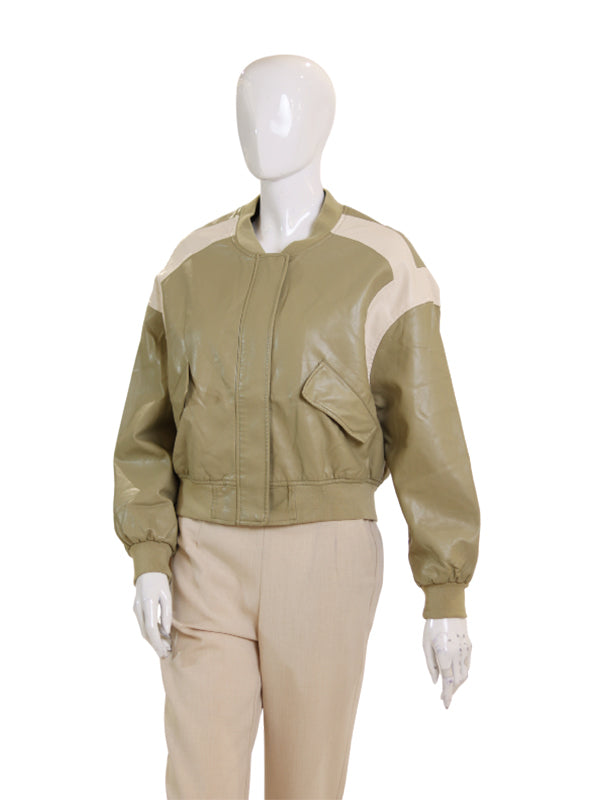 BAN LEATHER JKT(2 col)