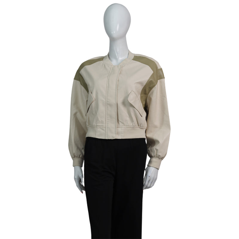 BAN LEATHER JKT(2 col)