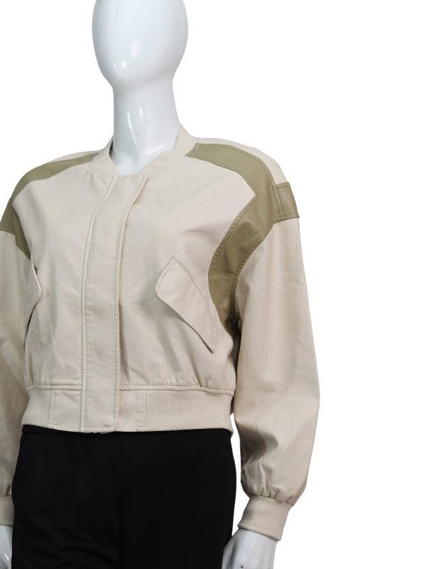 BAN LEATHER JKT(2 col)