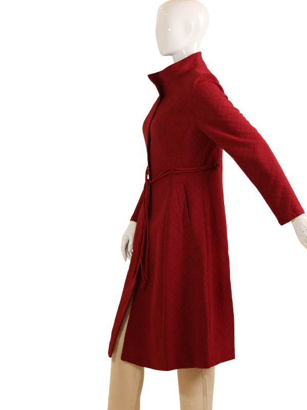 LIGHT LONG COAT(self flora dgn)