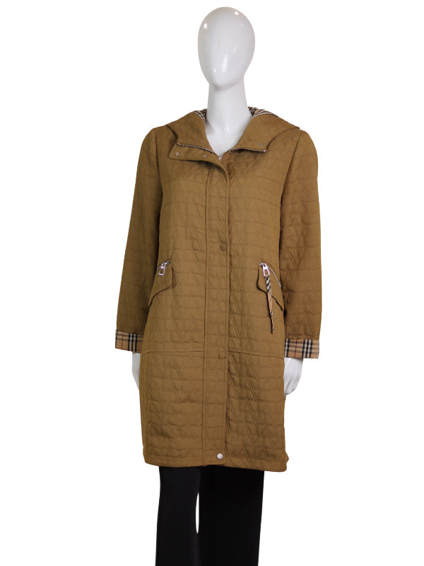 LIGHT MID-LEN COAT(hoodie bur)