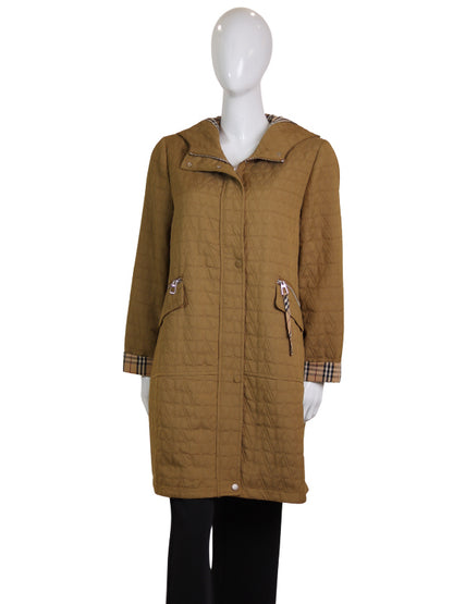 LIGHT MID-LEN COAT(hoodie bur)