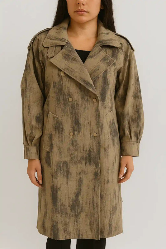 WIDE LAPELS trunch cot