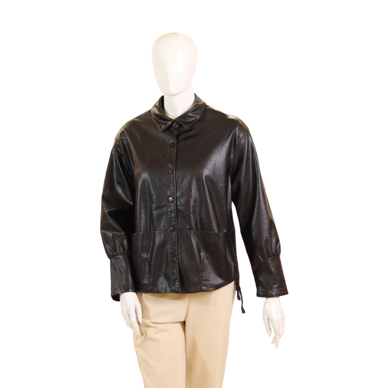 LEATHER JKT(OP)