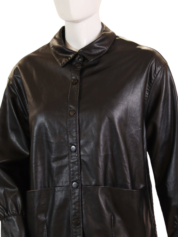 LEATHER JKT(OP)
