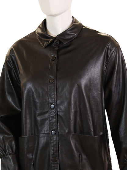 LEATHER JKT(OP)